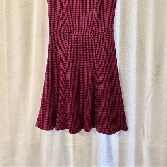 Pink Houndstooth Work Dress - Picture 2 of 3